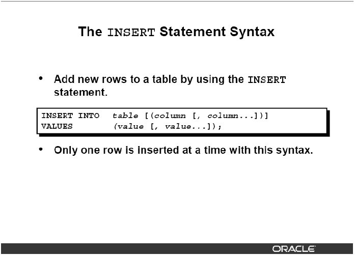 Sql insert into update