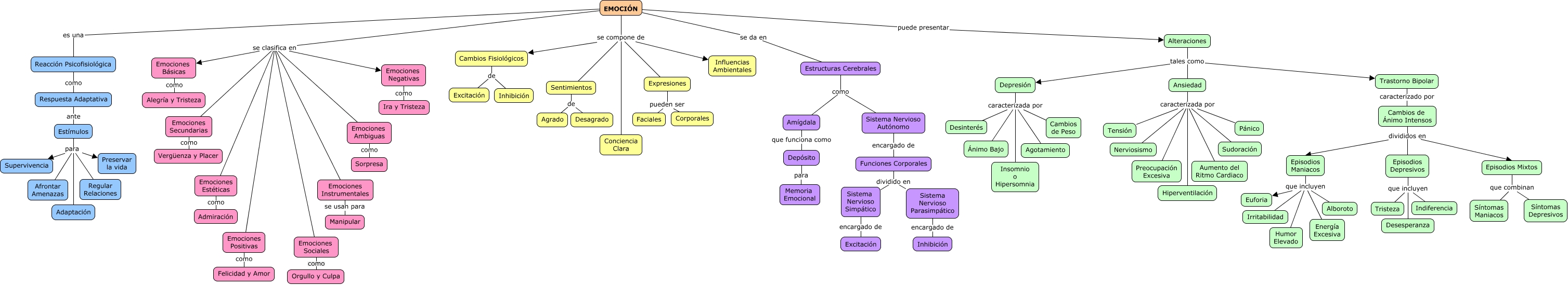 Emoción Mapa Grupal - ¿Qué es la emoción?