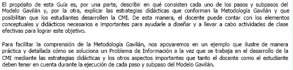 Modelo y Metodología Gavilán